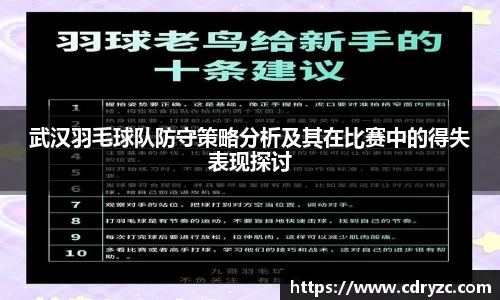 武汉羽毛球队防守策略分析及其在比赛中的得失表现探讨